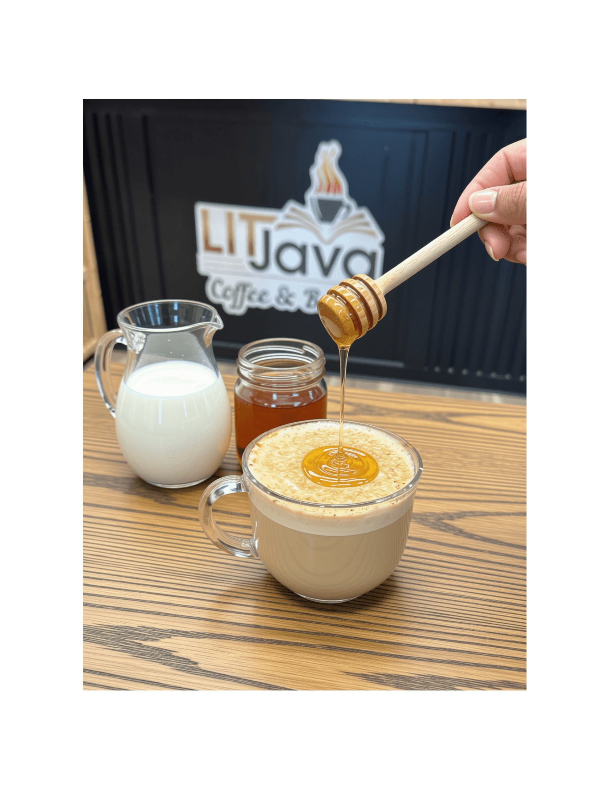 In The Land of Milk & Honey Latte